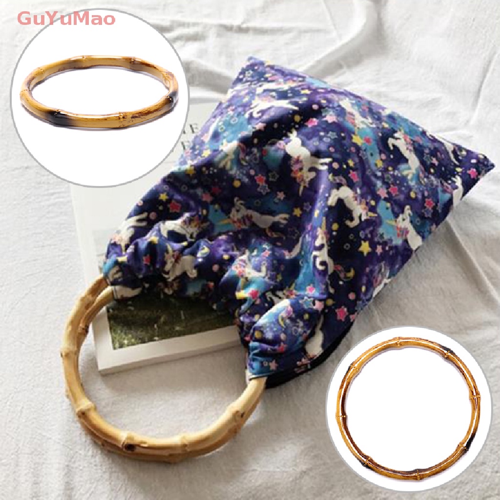Tay Cầm Túi Xách Hình Tròn Bằng Tre DIY   Phụ Kiện Chuyên Dụng Dành Cho PRTA PRTA