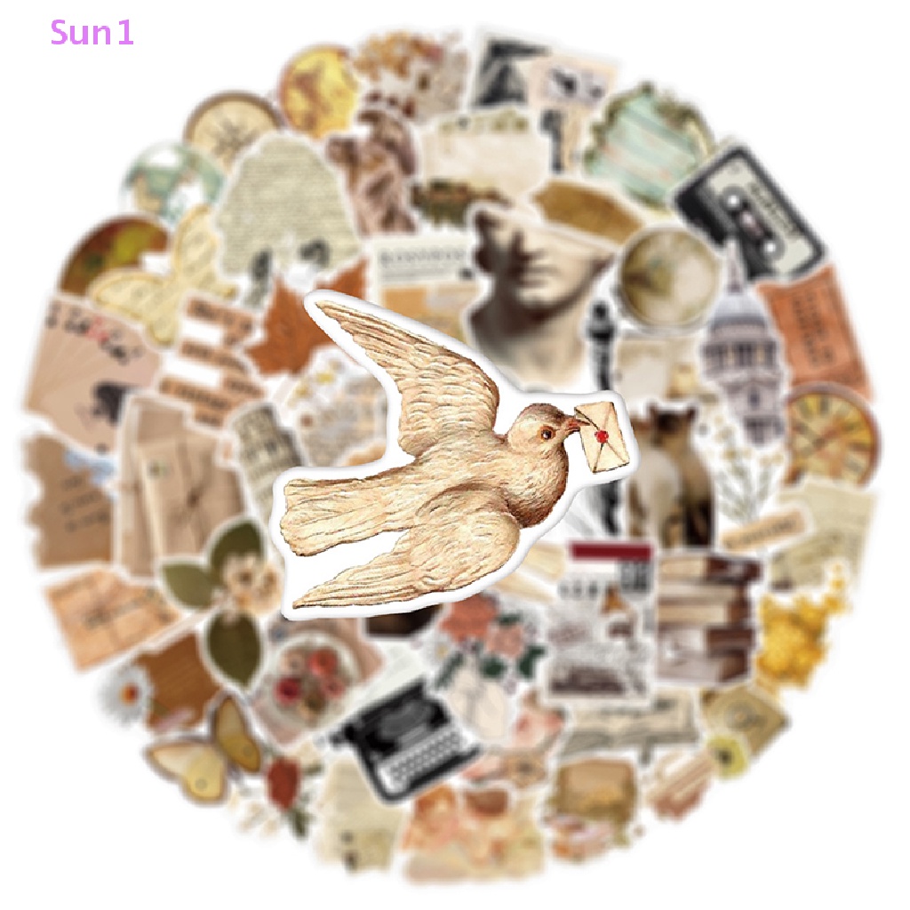 Set 50 Hình Dán Graffiti Nghệ Thuật Dùng Để Trang Trí Điện Thoại / Ván Trượt / Laptop / Xe Hơi