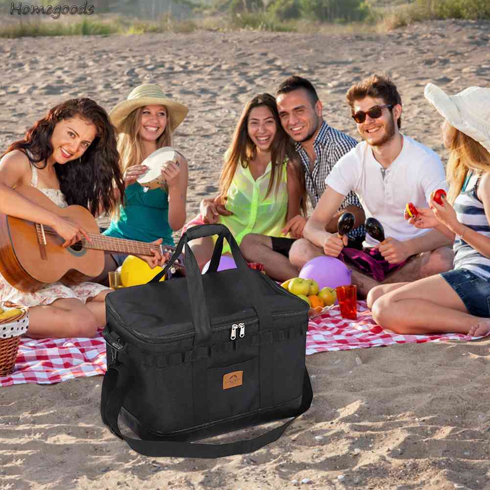 Túi Đựng Đồ Nướng BBQ Bằng Vải Oxford Bền Chống Nước Chống Trượt