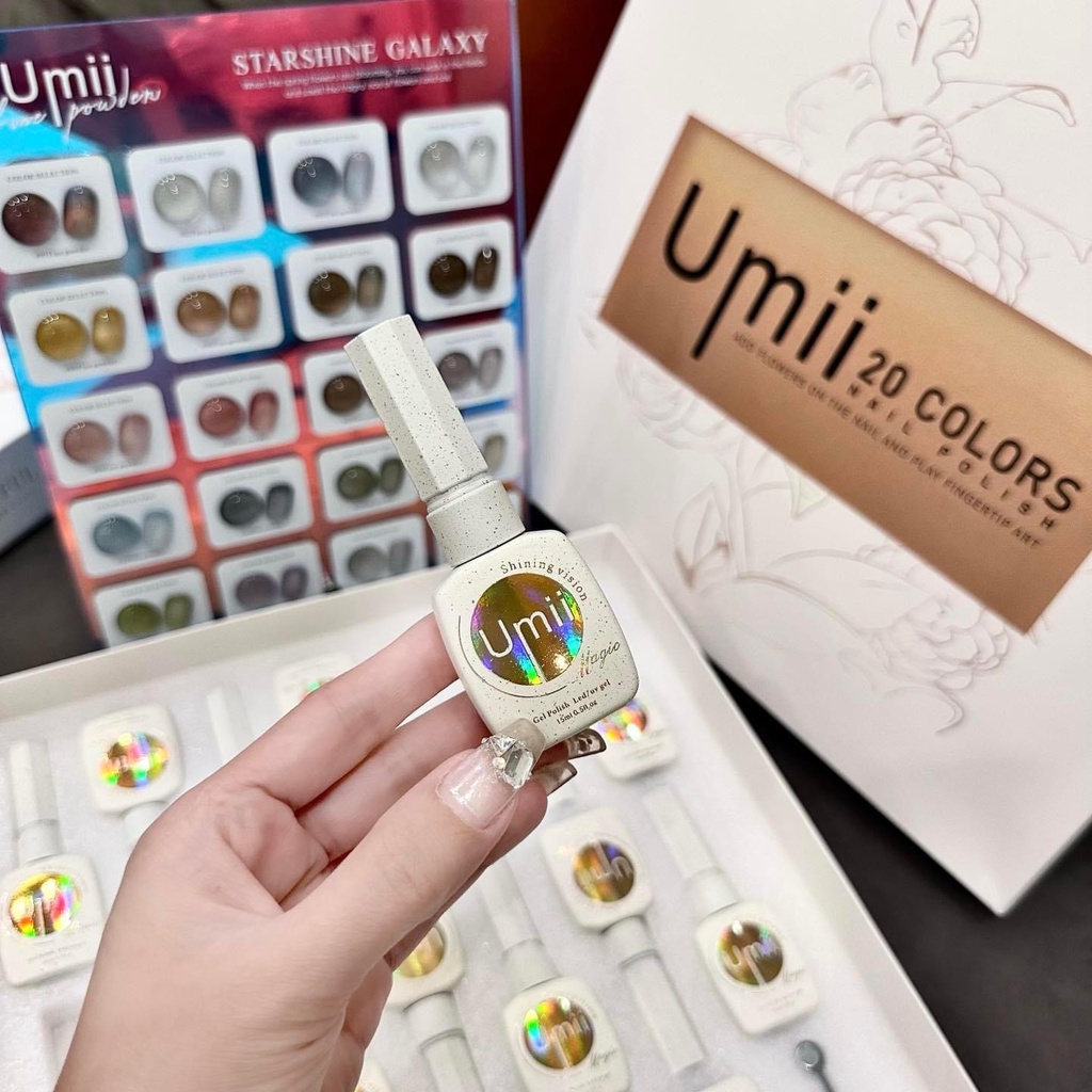 Sơn gel Umii mắt mèo kim cương-đồ nails chuyên nghiệp-đồ nails nhật quyên