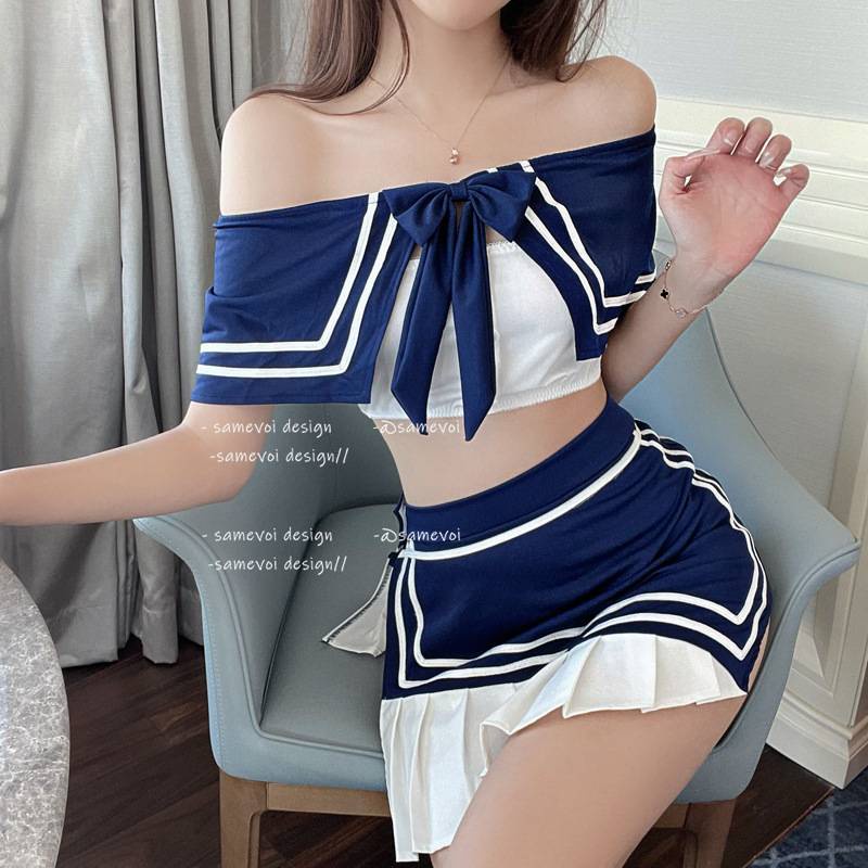 Bộ Đồ Ngủ Hóa Trang Đồng Phục Học Sinh Gợi Cảm Cho Nữ
