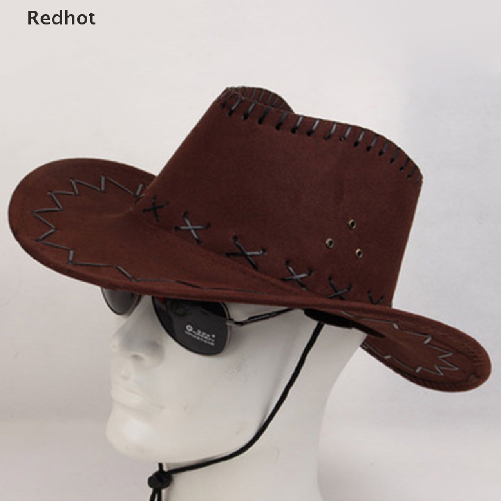 &lt; Redhot &gt; Mũ Cao Bồi Cao Bồi Phương Tây Giá Rẻ Cho Quý Ông Cowgirl Jazz Đang Giảm Giá