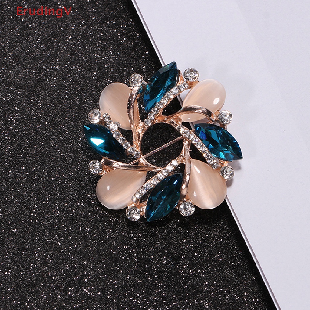 [ErudingV] 1 Trâm Cài Áo Hình Bauhinia Pha Lê Thời Trang Mới Cho Nữ [Mới]