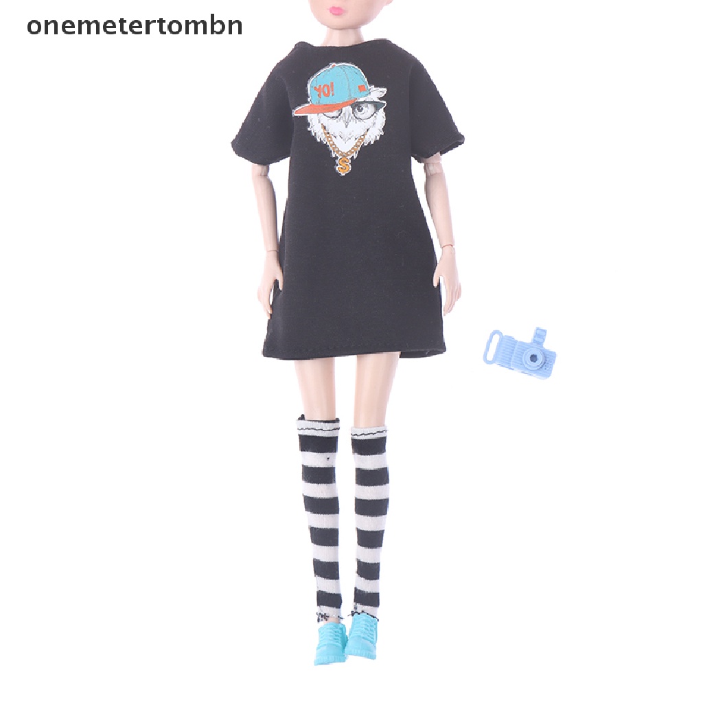 Set 5 Bộ Quần Áo Thời Trang Cho Búp Bê 1 / 6 30cm