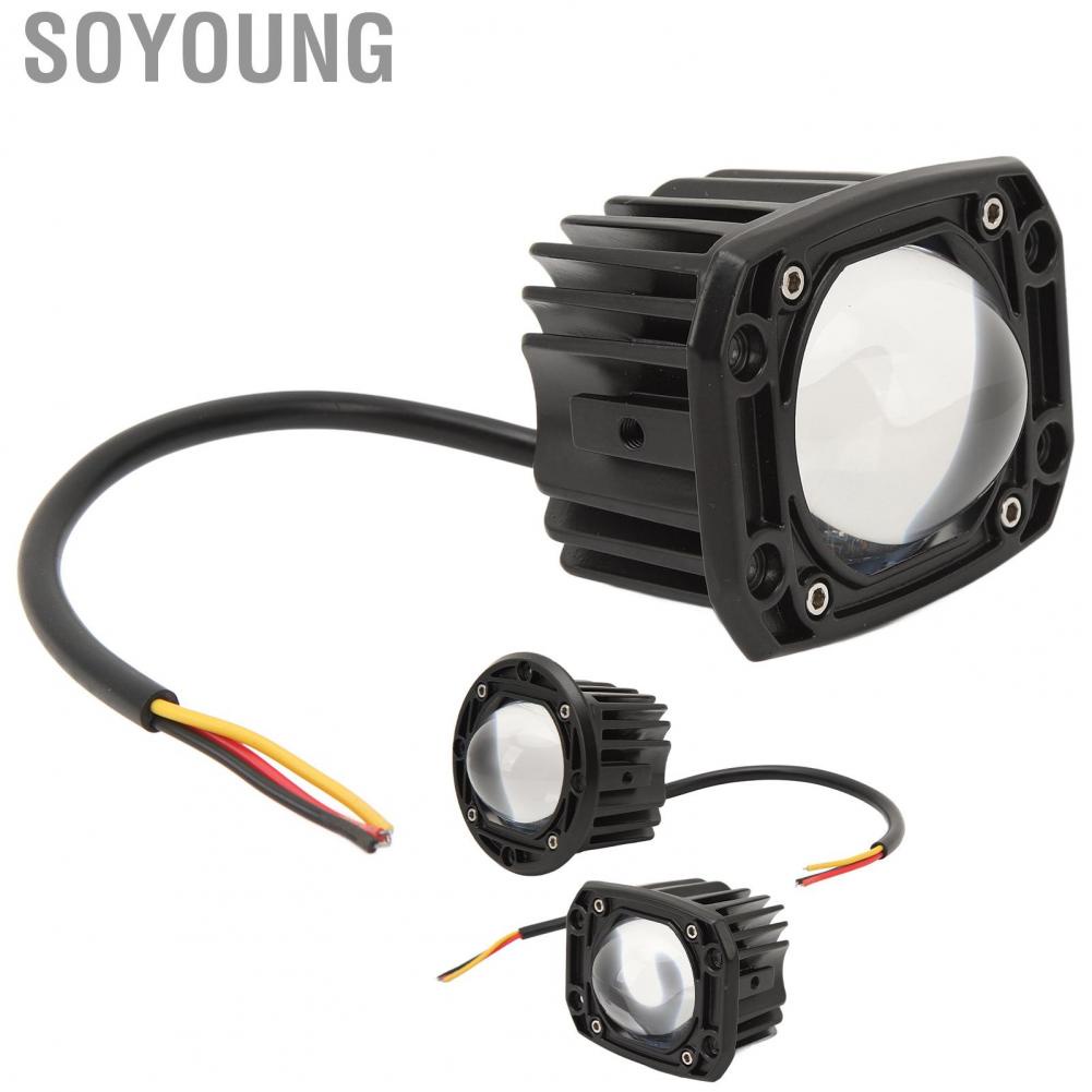 Soyoung Fog Lamp  Heat Dissipation Strong Durability Driving Lamps Aluminum Alloy 12-60V Waterproof for Truck