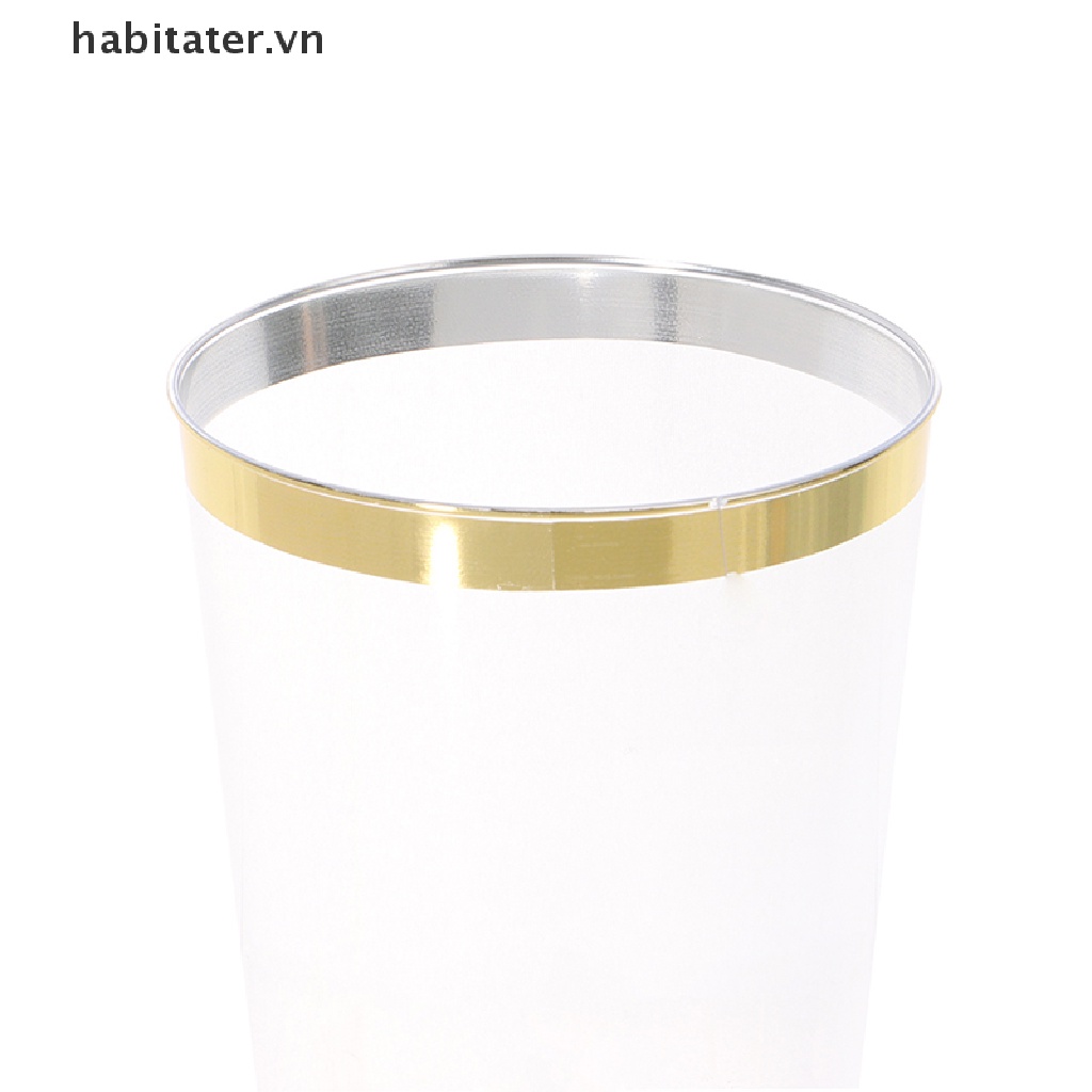 Set 10 Cốc Uống Rượu Bằng Nhựa 300ml 10 oz