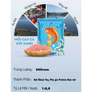 Mồi câu cá rô phi lão quỷ Old Ghost - 120g cao cấp