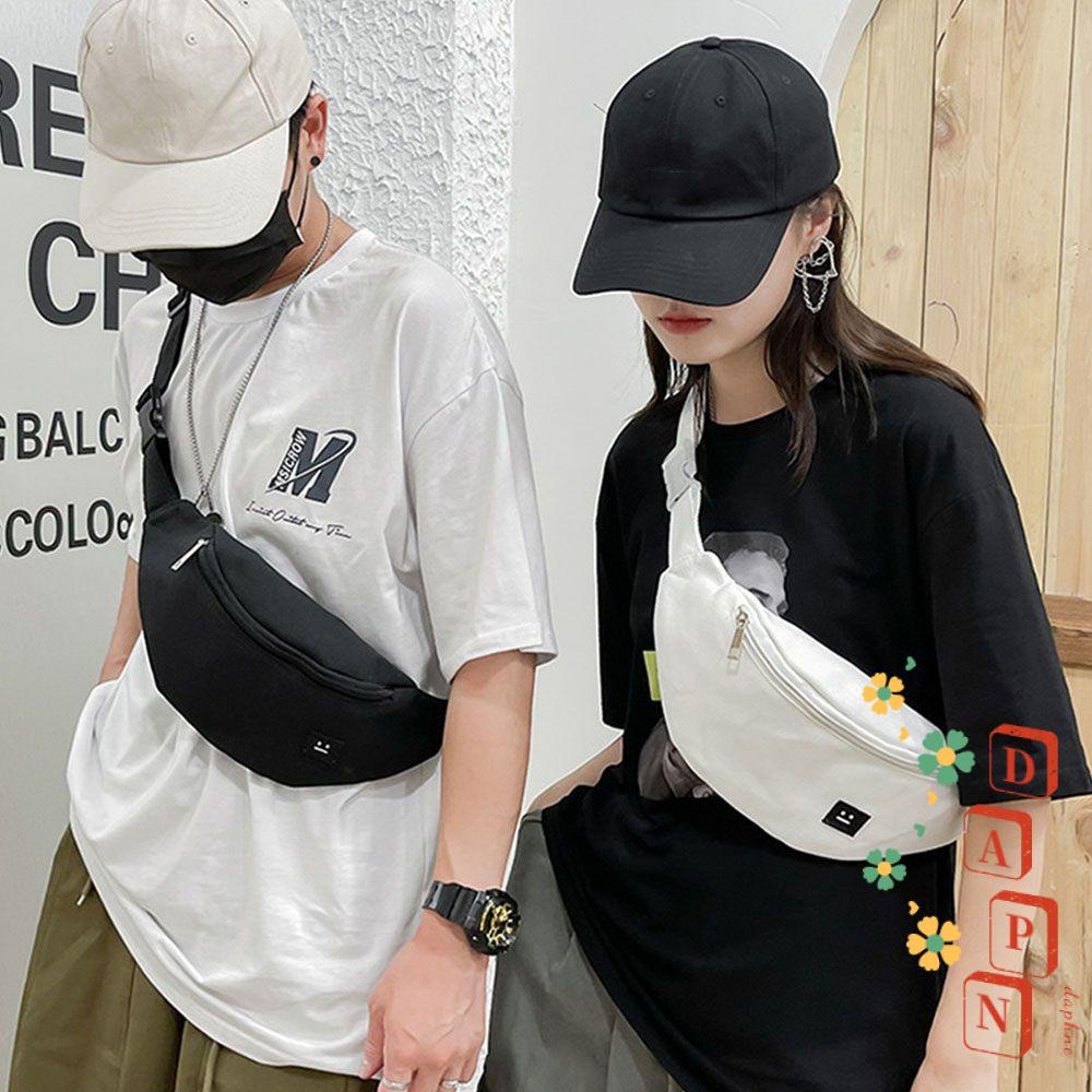 Daphs Túi Canvas Đeo Hông / Đeo Vai Thời Trang Cá Tính