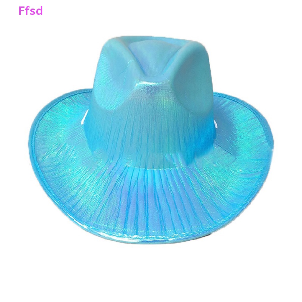 {Ffsd} Hàng Bán Chạy Mũ Cao Bồi Rộng Vành Đính Ngọc Trai Lấp Lánh Cho Nữ