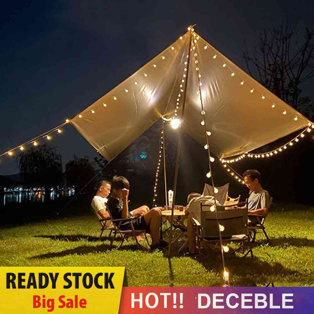 Dây Đèn LED Hình Bóng Đèn Trang Trí Sân Vườn