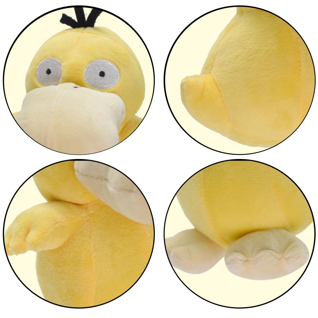 Thú Nhồi Bông Hình Vịt Vàng Pokemon 15cm Nhiều Màu Sắc Dễ Thương