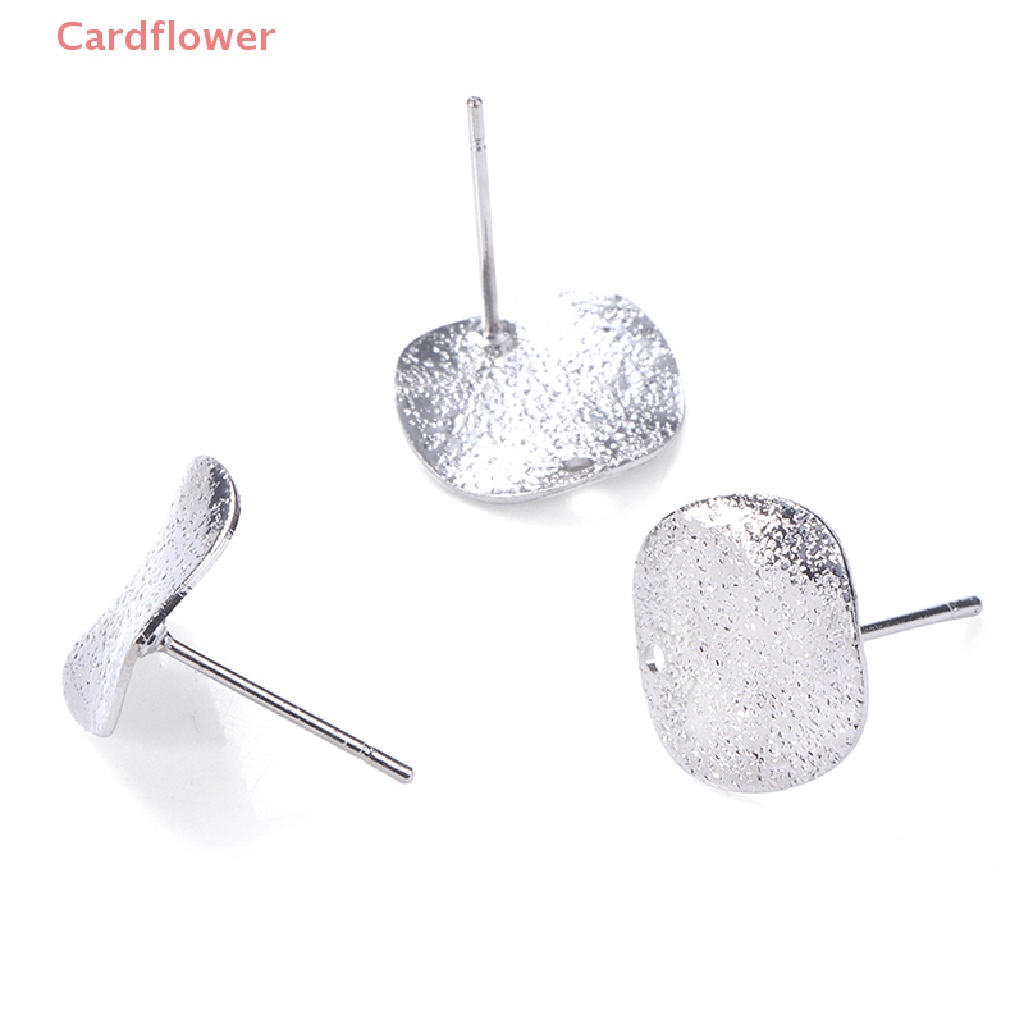 Bộ 10 Khuyên Tai Tròn 12mm Bằng Hợp Kim Kẽm Tự Làm Trang Sức Mới