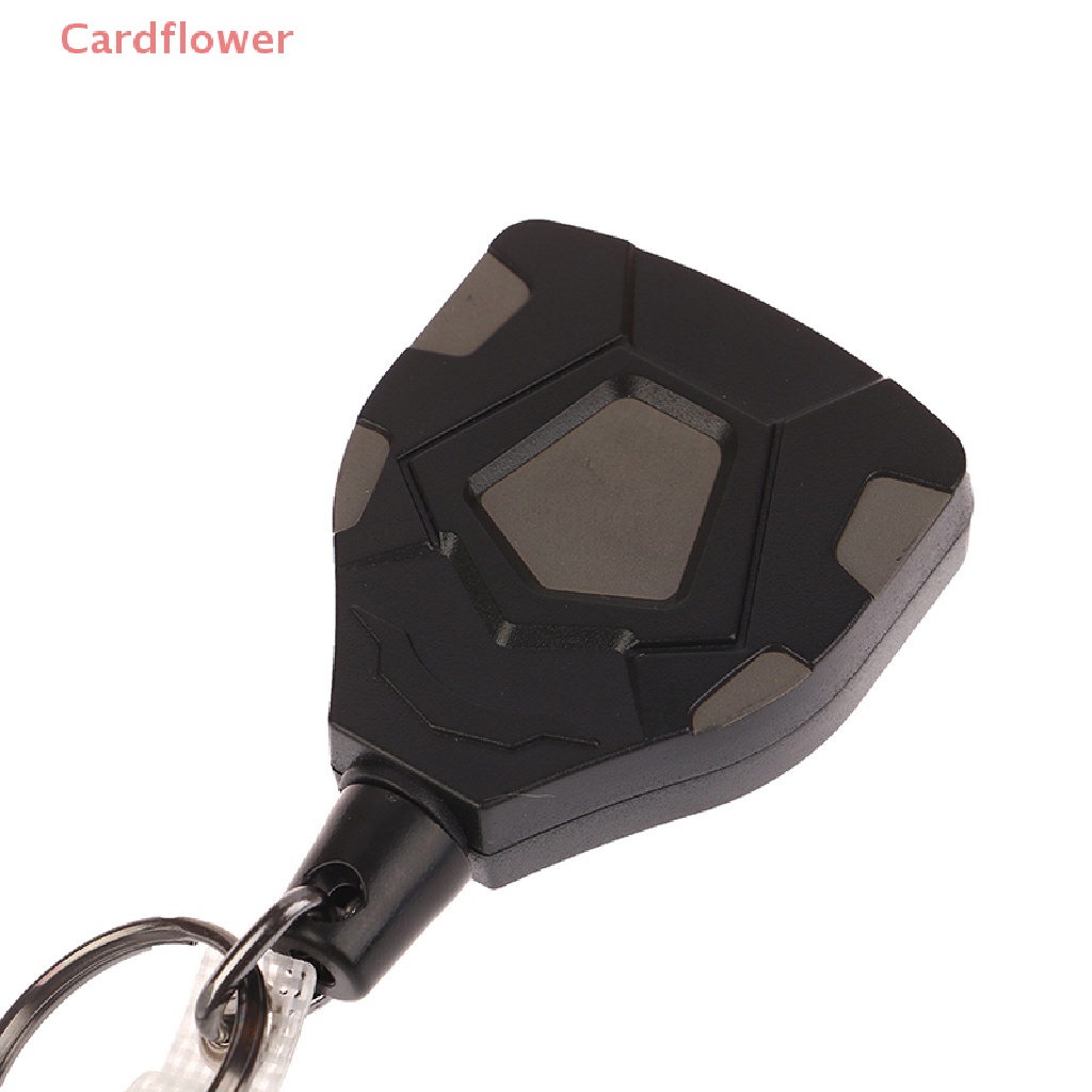 < Cardflower > Móc Chìa Khóa Hình Tam Giác Màu Đen Có Thể Điều Chỉnh Dễ Dàng