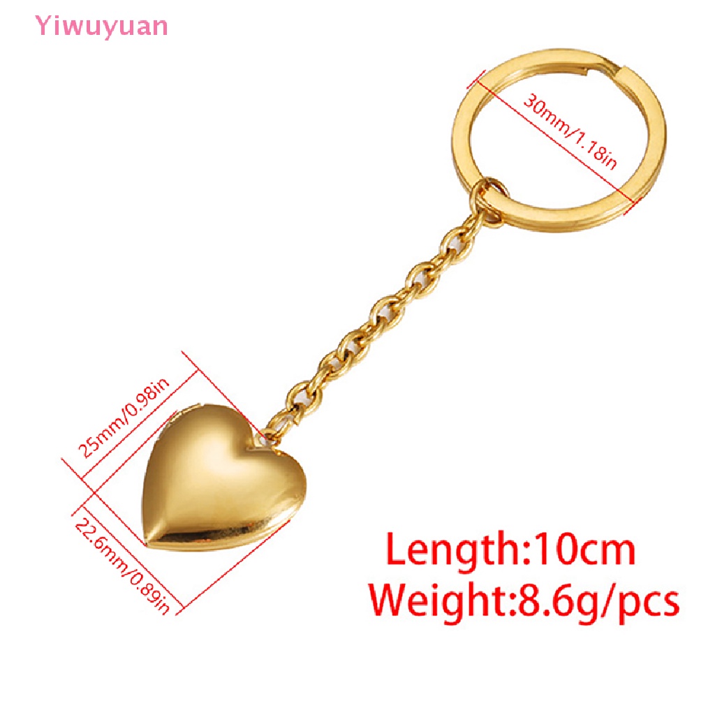 1 Móc Khóa Hình Trái Tim Đơn Giản Cá Tính Mới