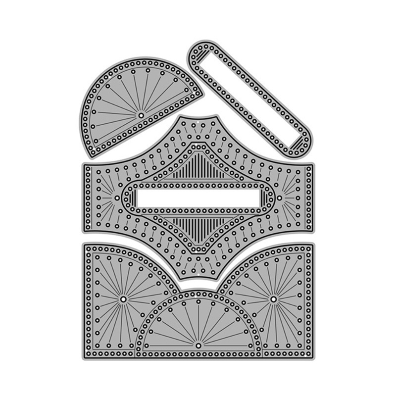 Khuôn Cắt Giấy Kim Loại Trang Trí Thẻ Scrapbook