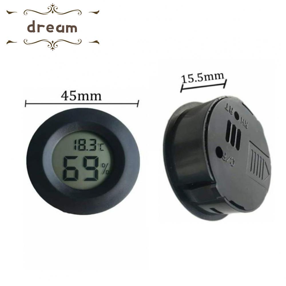 【DREAMLIFE】Thermometer Hygrometer Detector Display Electronic Meter Mini LCD Digital
