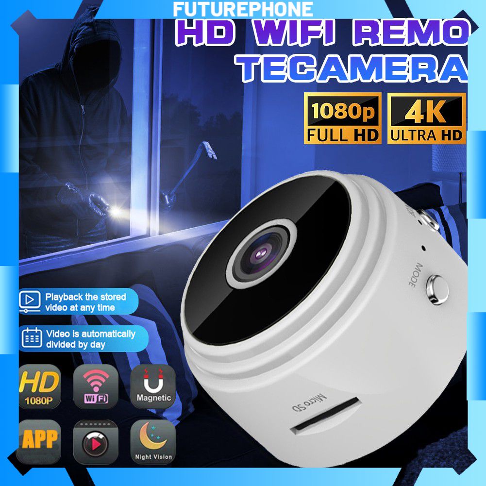 Camera A9 Camera Mini Hd 1080P Ip Wifi Không Dây Thích Hợp Cho An Ninh Gia Đình Theo Dõi Động Dvr Quan Sát Ban Đêm Điều Khiển Từ Xa Hỗ Trợ Mở Rộng Thẻ Nhớ Trong Tương Lai