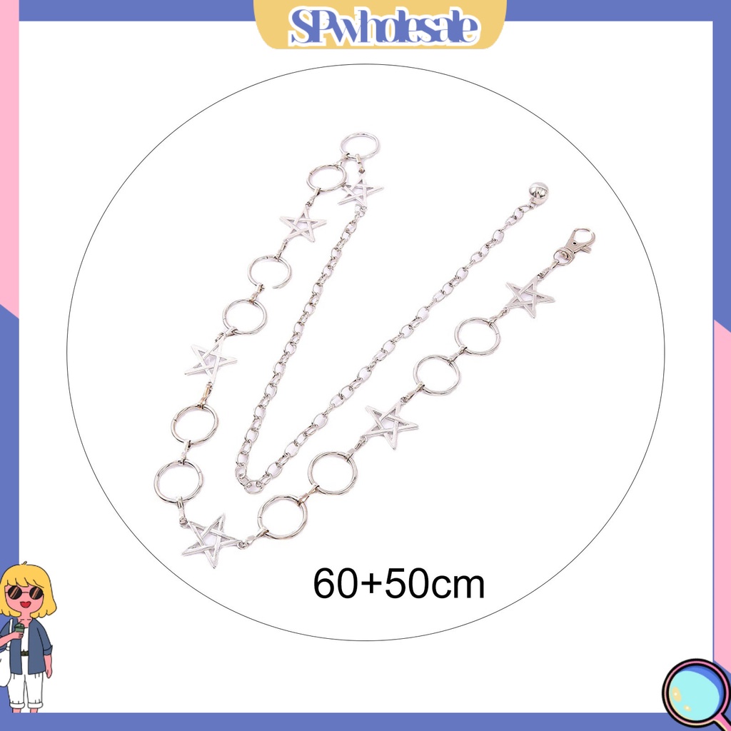 &lt;SPwholesale&gt; Trang Sức Vòng Eo Mặt Hình Ngôi Sao Màu Trơn Trang Trí Đơn Giản Dễ Phối Đồ Cá Tính Dễ Phối Đồ Cho Nữ Dự Tiệc