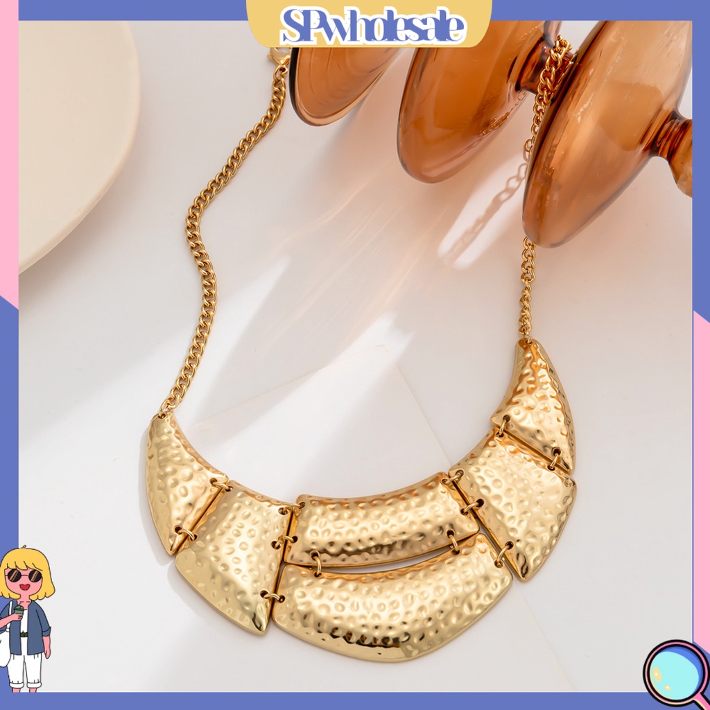 &lt;SPwholesale&gt; Vòng Cổ Choker Kim Loại Hình Sừng Kích Thước Lớn Cho Nữ