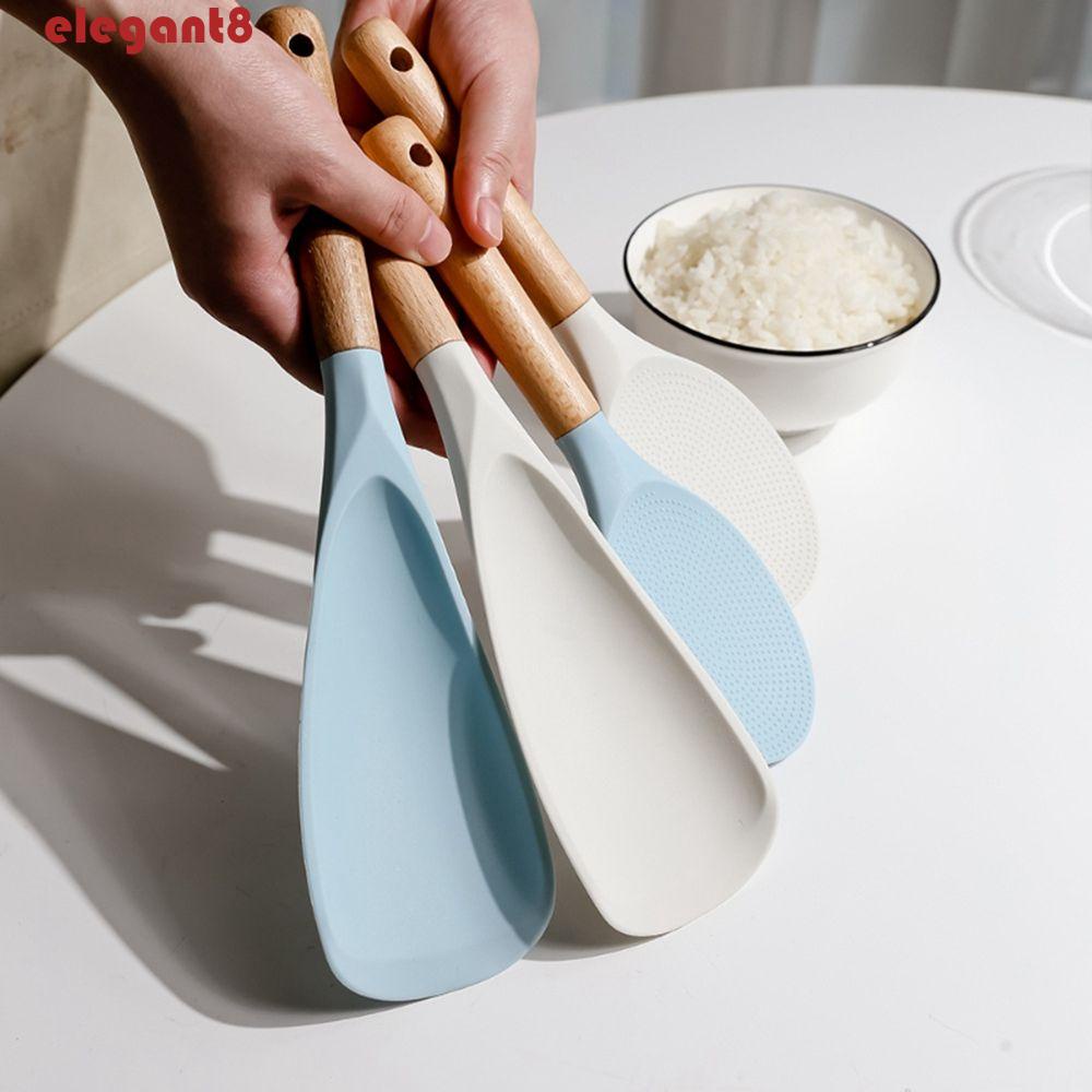 Muỗng Múc Cơm Bằng Silicone Chống Dính Tiện Dụng Cho Nhà Bếp