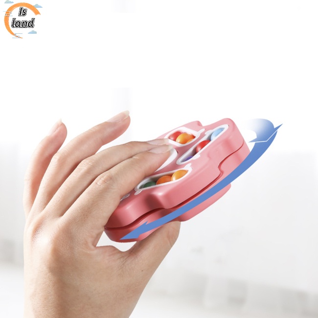 [IS] Đồ Chơi Khối Lập Phương Ma Thuật Hai Mặt Có Thể Xoay Giúp Giảm Căng Thẳng