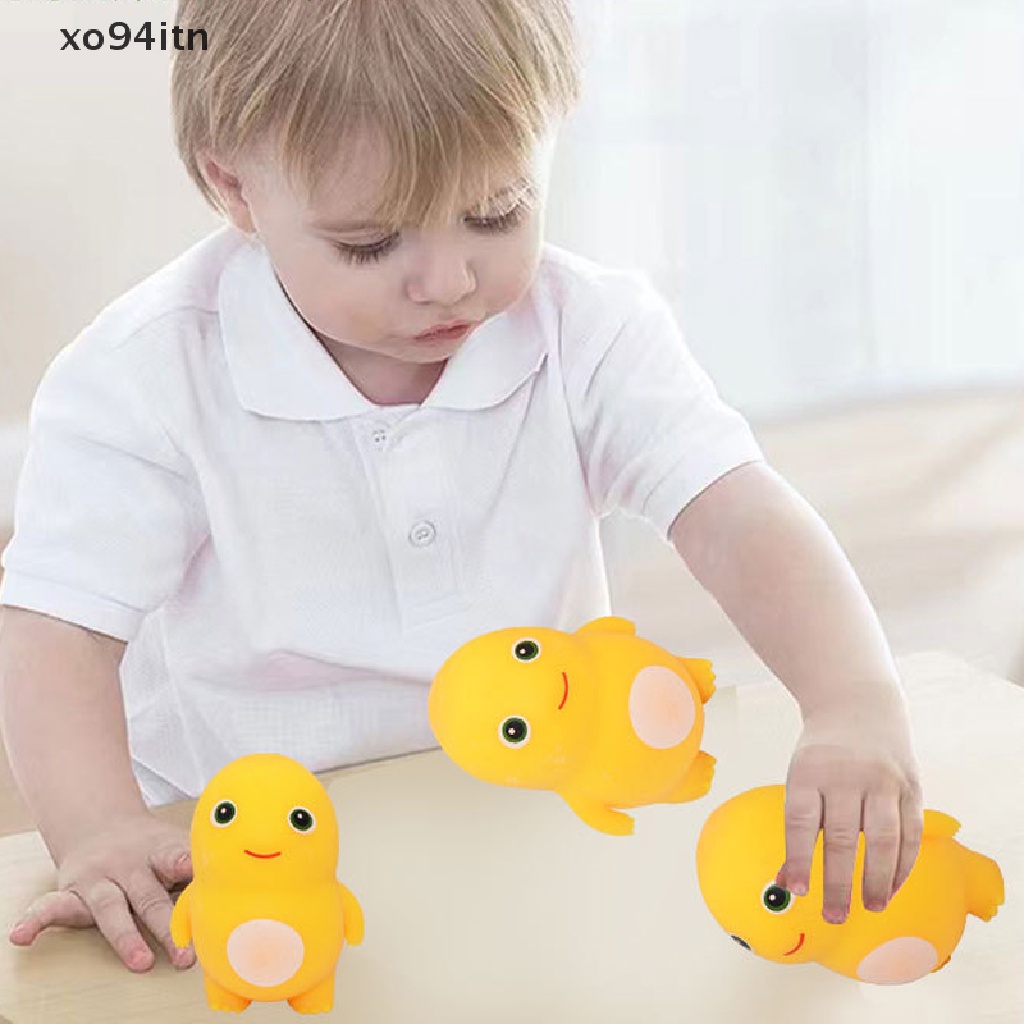 Đồ Chơi Nắn Bóp Đàn Hồi Giảm Stress Hình Rồng Sữa