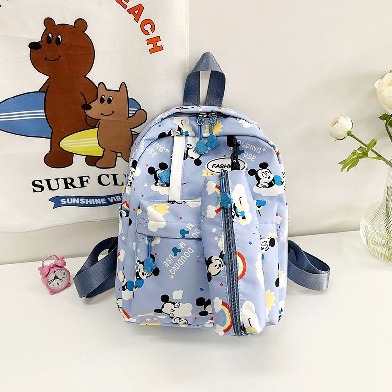 Ba Lô Đa Năng Sức Chứa Lớn In Họa Tiết Mickey Disney Thời Trang Cho Nữ