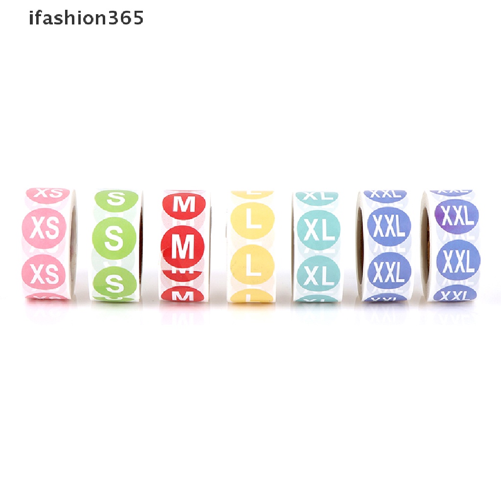 500 Nhãn Dán Kích Thước 2.5cm Dùng Trang Trí Quần Áo Tiện Dụng