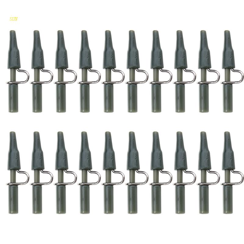 Set 20 Đầu Kẹp Cố Định Dây Câu Bằng Silica Gel Chất Lượng Cao