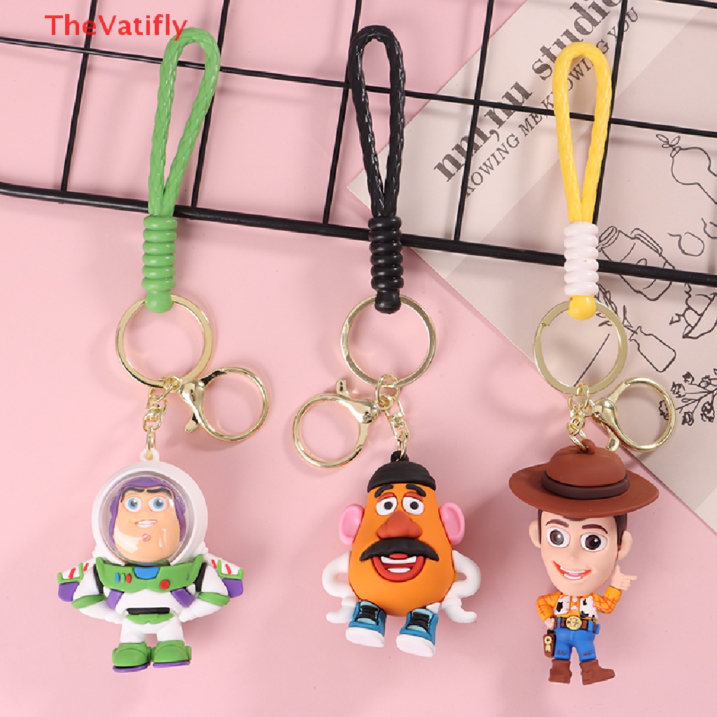 DISNEY [Thevalifly] Móc Khóa Búp Bê Hoạt Hình Toy Story Buzz Lightyear Woody Lotso