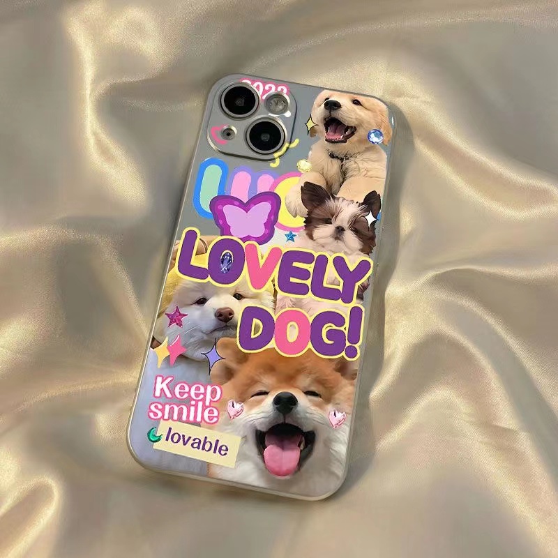 Ốp Điện Thoại Silicon TPU Mềm Trong Suốt Mạ Điện Chống Sốc In Họa Tiết Dễ Thương Cho IPhone 14 13 11 Pro Max 12 8 7 Plus XS XR X 6 6s