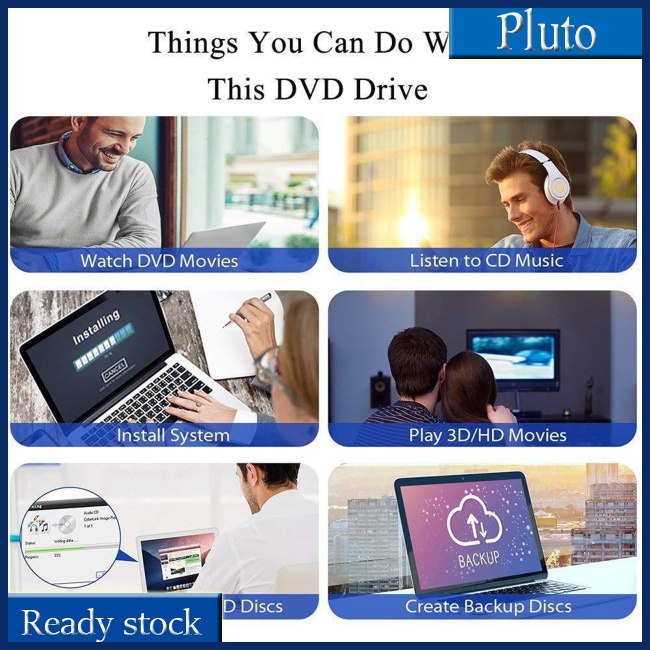 Mới Ổ Đĩa Quang Ngoài Usb 3.0 Điều Khiển Cảm Ứng DVD / CD Đầu Đọc Đĩa CD Nhỏ Gọn