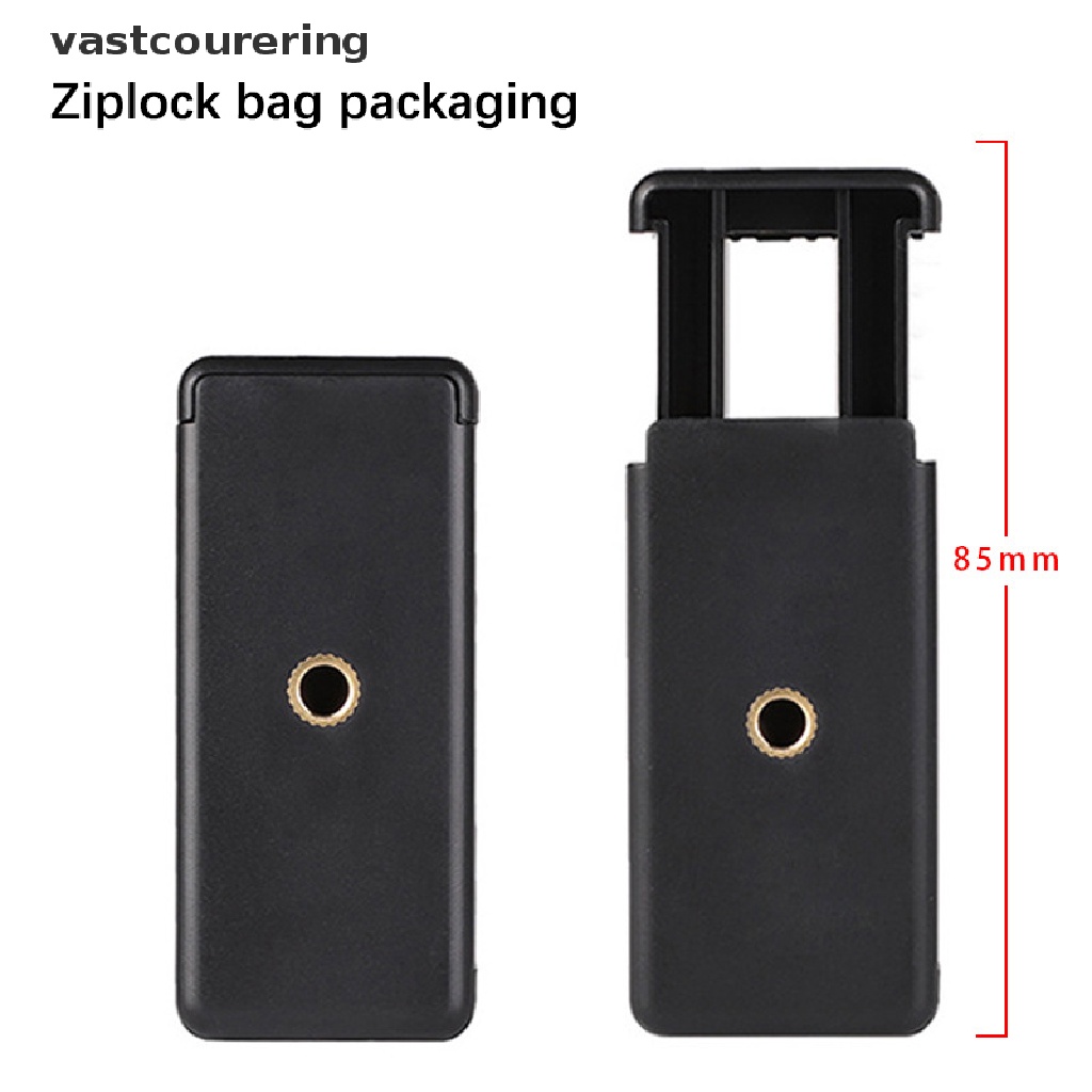 Kẹp Điện Thoại Hai Lỗ Gắn Gậy Ba Chân Hỗ Trợ Livestreaming EN