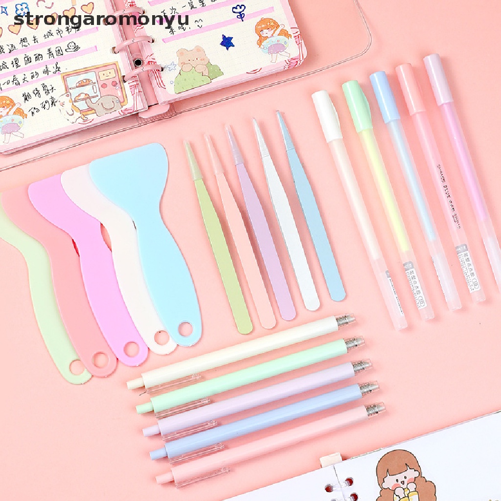 Bộ 4 Dụng Cụ Bút Nhíp Dùng Trang Trí Sổ Tay DIY Dễ Thương