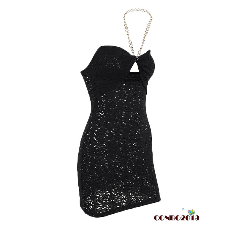 Đầm không tay dáng ôm Màu Sắc Thanh Lịch Dành Cho Nữ