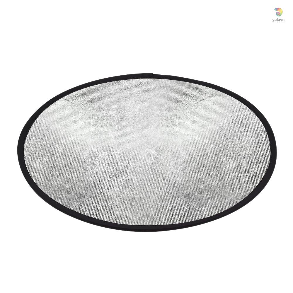 Tấm Phản Chiếu Ánh Sáng Chụp Ảnh Chân Dung Andoer 24 &quot;60cm Màu Vàng / Bạc 2 Trong 1