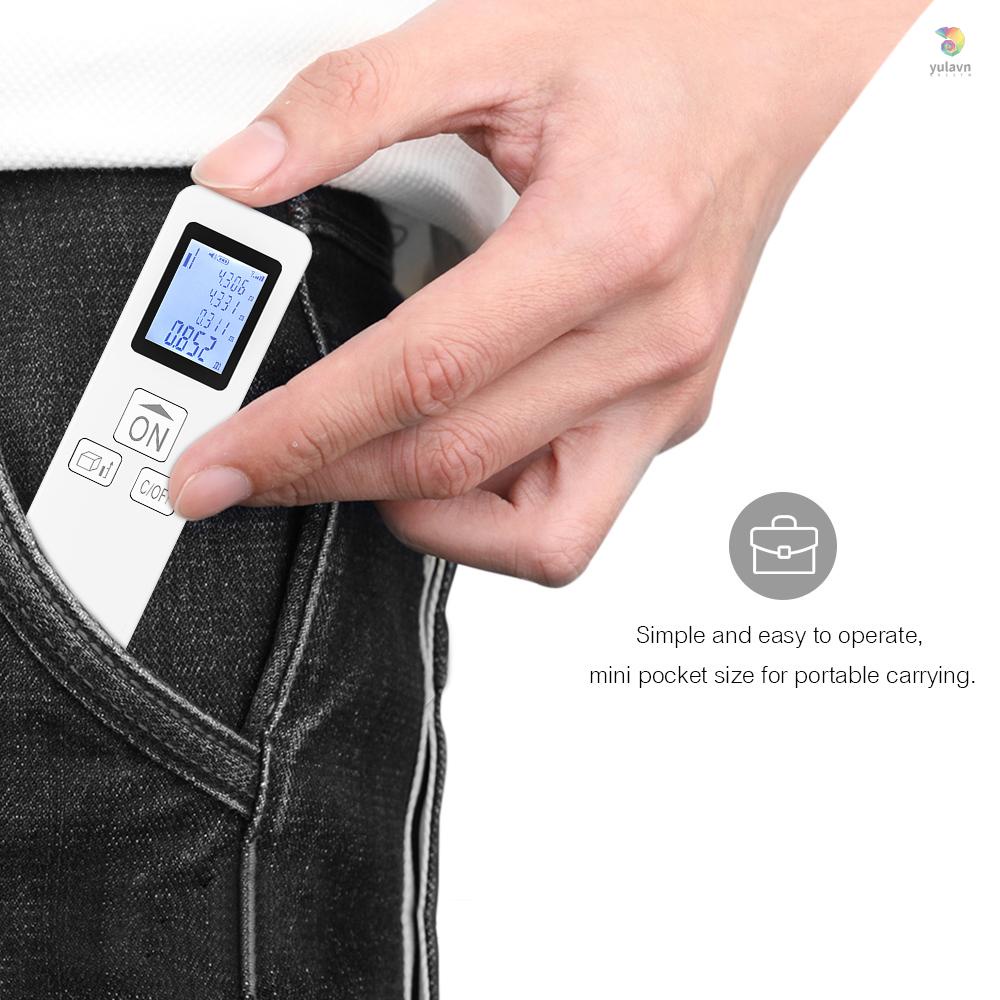 Thiết Bị Đo Khoảng Cách Bằng Laser Cầm Tay Mini Đường Kính 35m