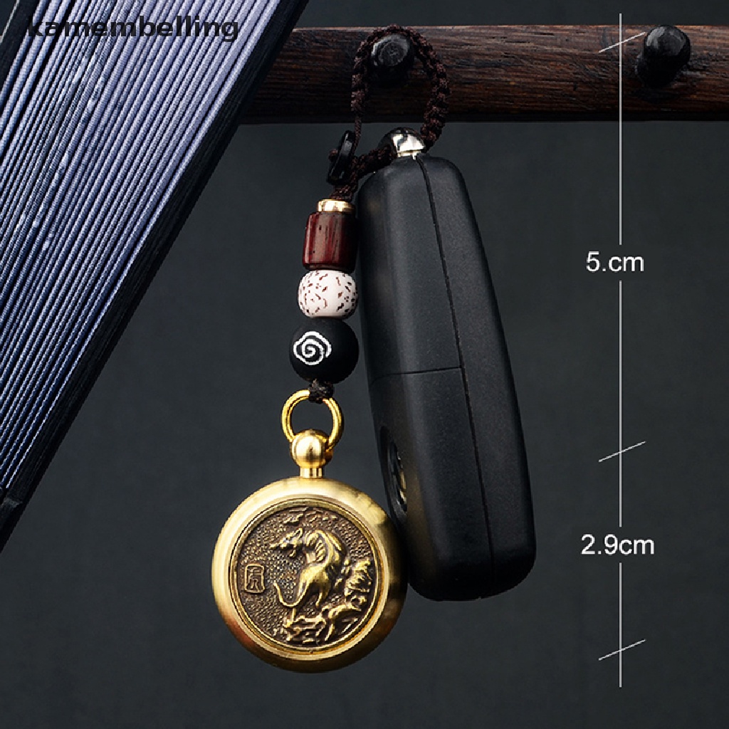 Kamembelling Móc Chìa Khóa Hình Thỏ 12 Cung Hoàng Đạo May Mắn Phong Cách Vintage