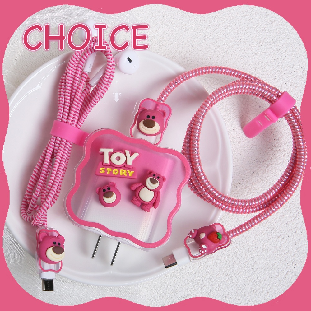 Ốp Điện Thoại TPU Họa Tiết Gấu Hoạt Hình 7 Trong 1 Cho huawei 40w / 66w