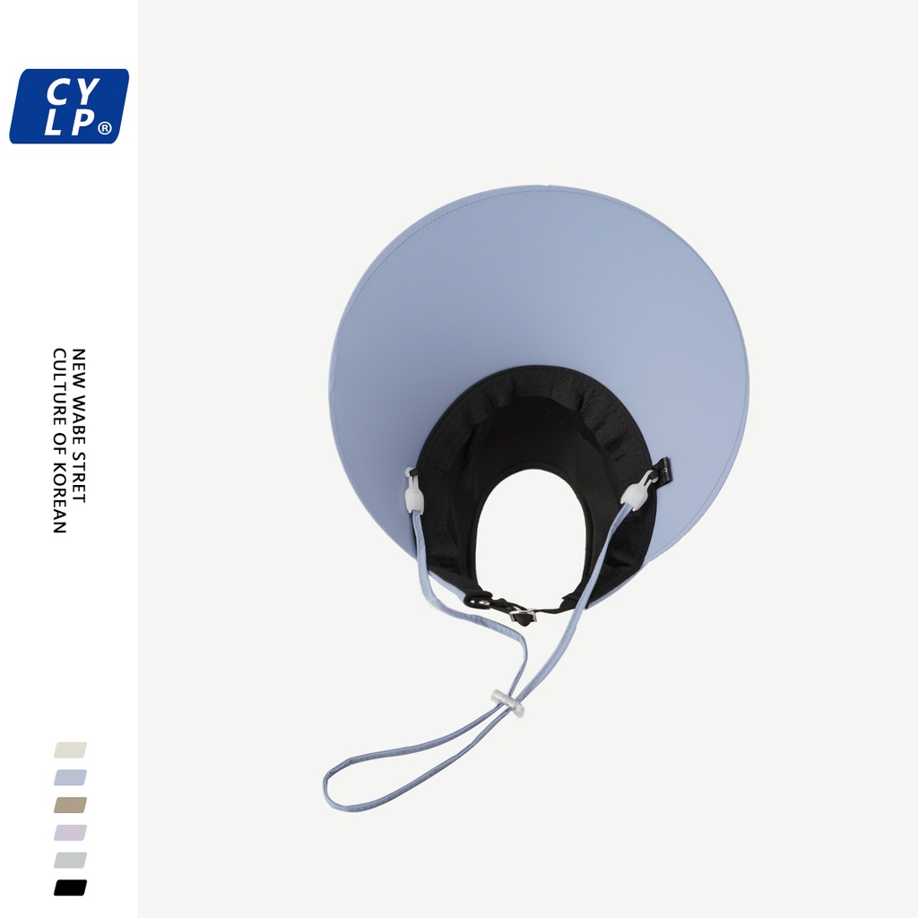 Nón Chống Nắng Rộng Vành Kèm Tấm Che Mặt Chống Tia Cực Tím Thời Trang Mùa Hè Phong Cách Hàn Quốc Cho Nữ