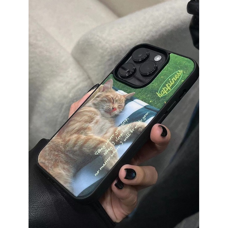 Ốp Điện Thoại Mềm Chống Rơi Hình Mèo Đang Ngủ Cho Iphone 14promax 13 13promax 12 11 7 / 8Plus Xsmax 6S