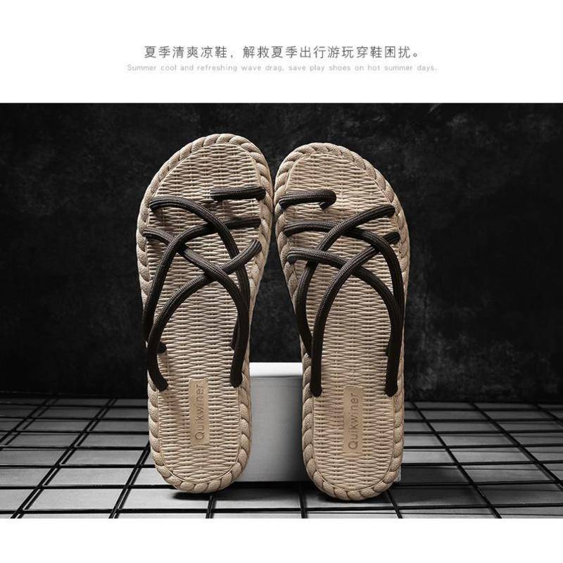 Dép đi biển thời trang hè chống trượt phong cách đơn giản cho nam