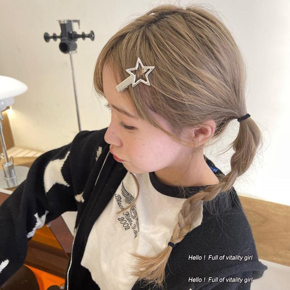 CABEZA Kẹp Tóc Hình Ngôi Sao Năm Cánh Phong Cách Harajuku Cổ Điển Ngọt Ngào Cho Nữ y2k