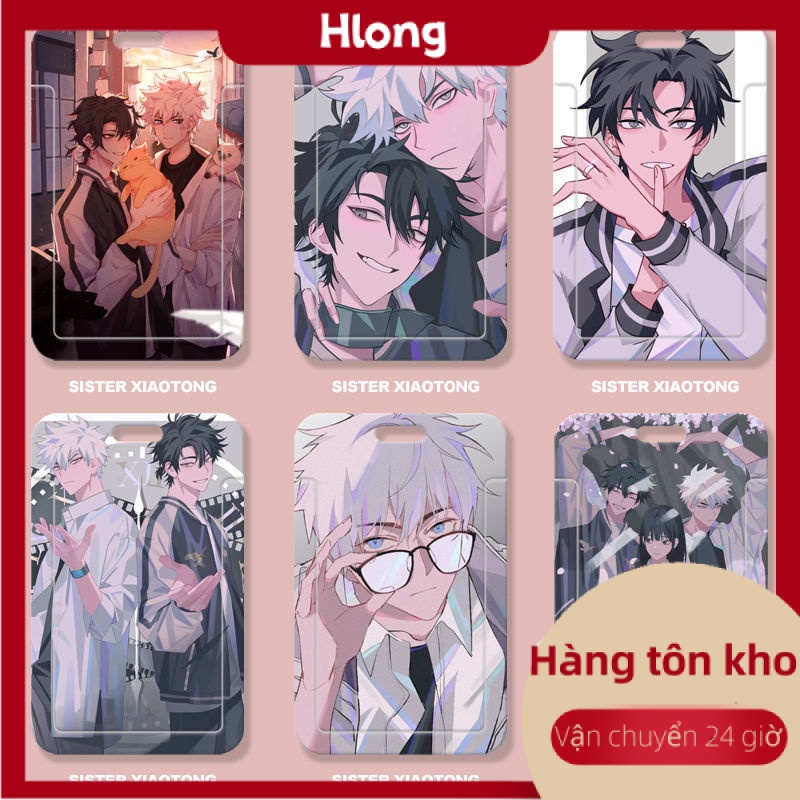 (HLong) Giá Đỡ Đựng Thẻ ID / Thẻ Sinh Viên In Hình Anime Thời Gian Đặc Vụ