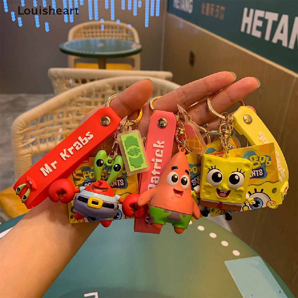 Louisheart Móc Khóa Hình SpongeBob SquarePants Dễ Thương TFG