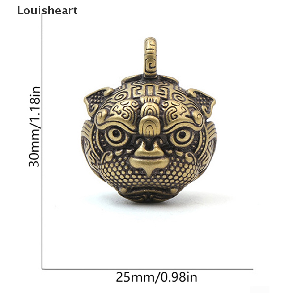 Chuông Gió Louisheart Bằng Đồng Thau Thủ Công Phong Cách Trung Hoa Cổ Điển Dùng Làm Móc Khóa / Vòng cổ / Móc Khóa