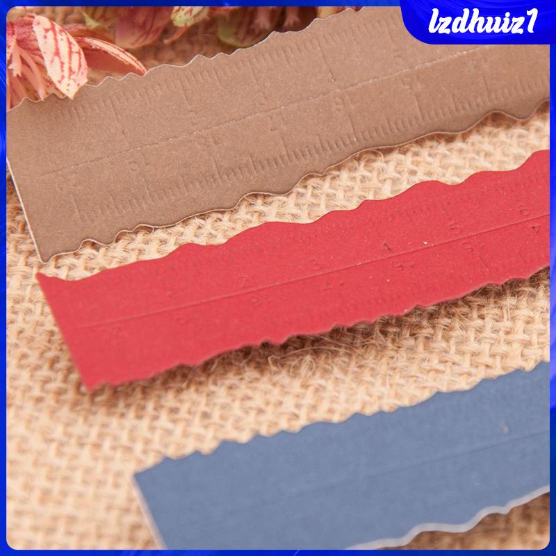 Bộ 3 Thước Đo Bằng Thép Carbon Bền Bỉ Chuyên Dụng Cho Làm Thẻ Giấy