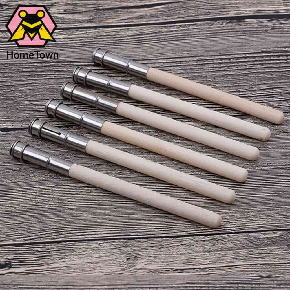 Giá Đỡ Bút Chì Đầu Đơn Bằng Gỗ Dành Cho Trường Học / Văn Phòng