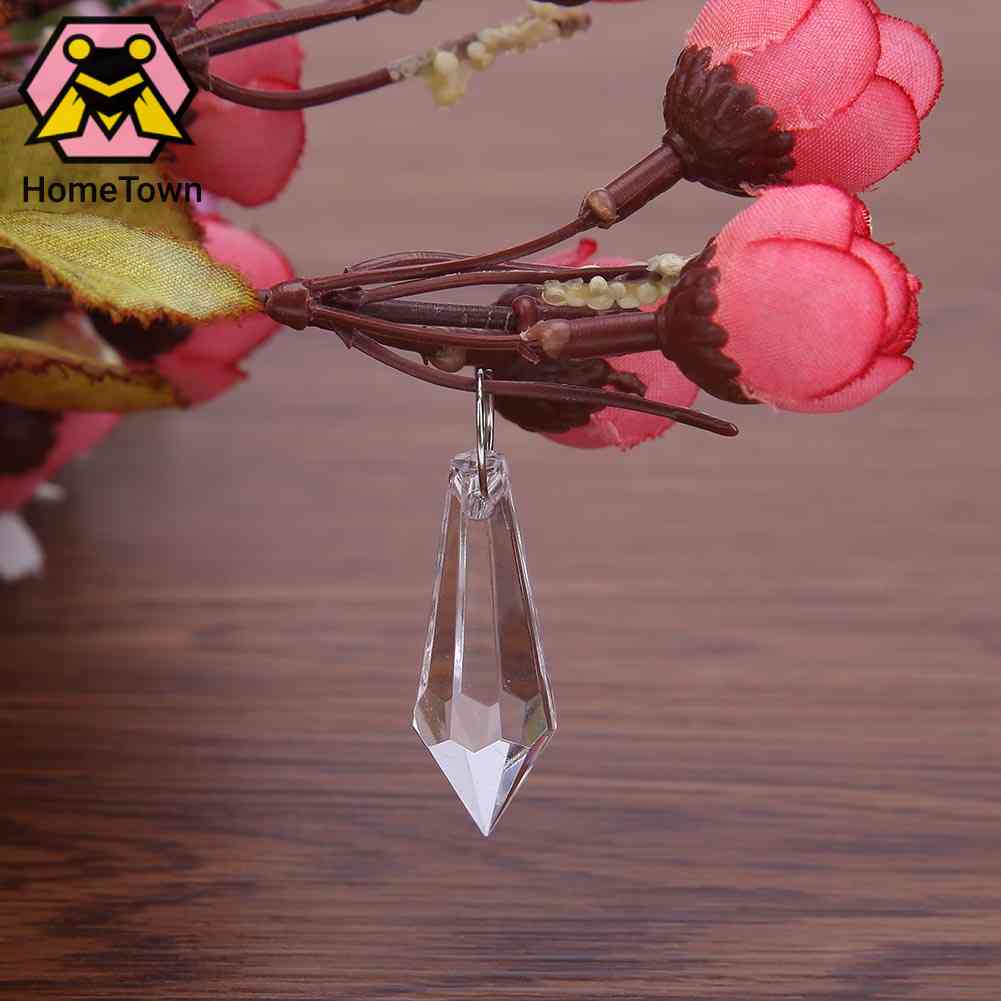 Set 30 Hạt Pha Lê Trong Suốt Trang Trí Đèn Trần Nhà