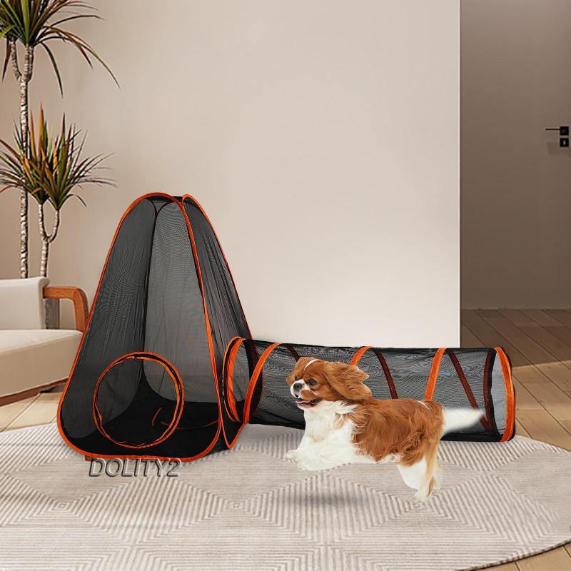 Đường Hầm Lưới Đồ Chơi Dành Cho Thú Cưng 2 Món